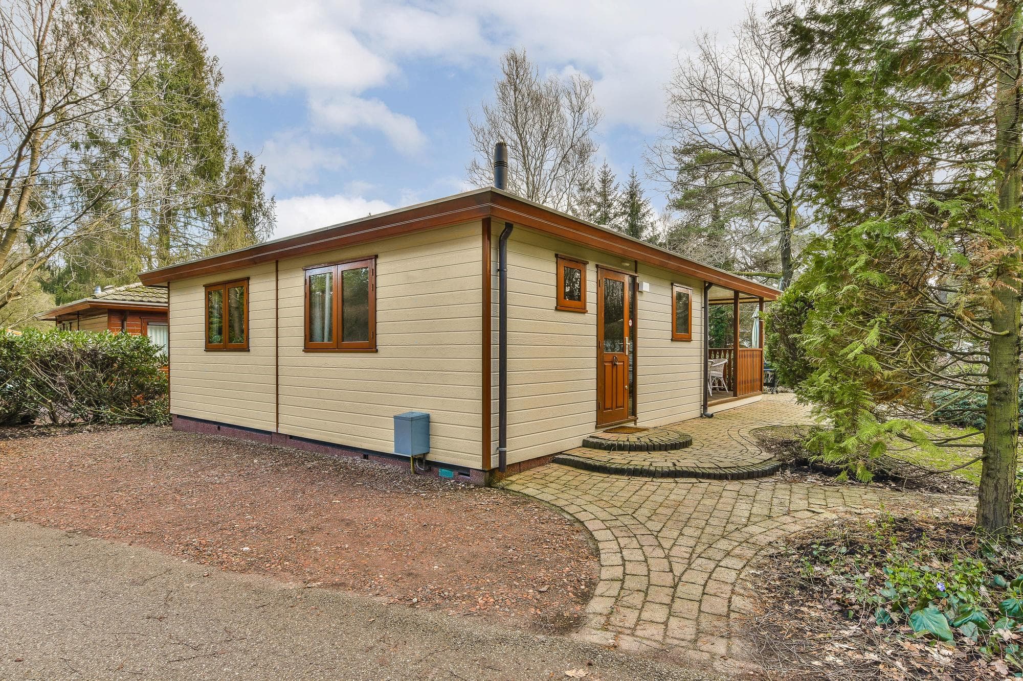 Granny flat surrounded by trees in Queensland, 2026.